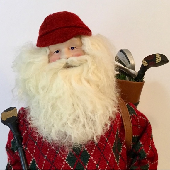 Vintage Dept 56 Limited Edition 2004 Old World Collection Santa Golfer - Picture 5 of 12